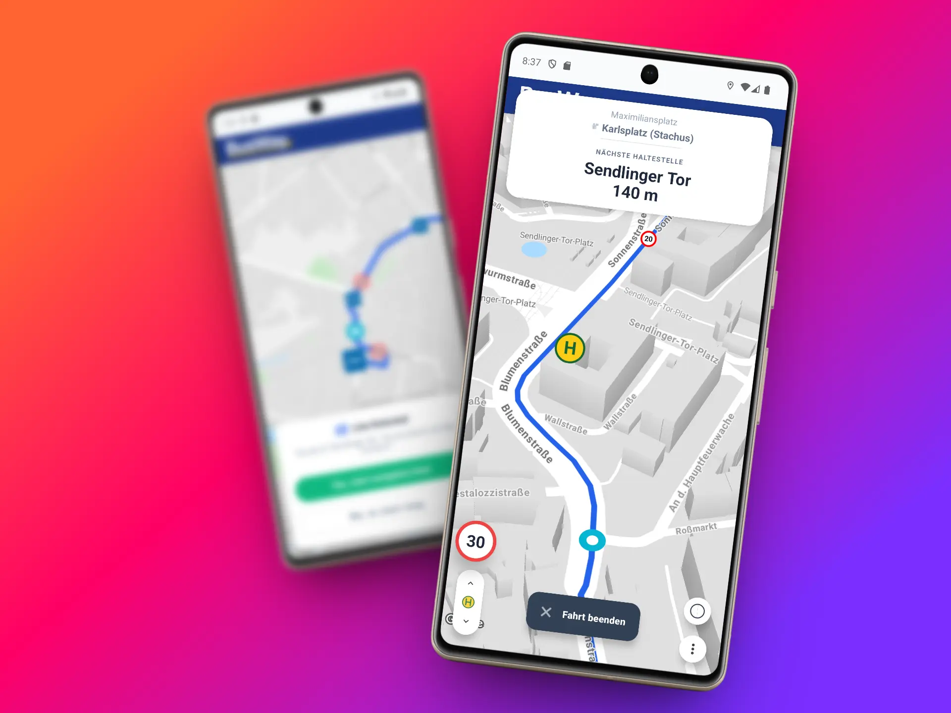 The BusWay Web Editor for professional route planning
